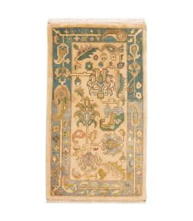 فرش دستباف قدیمی یک متری هریس کد 102499