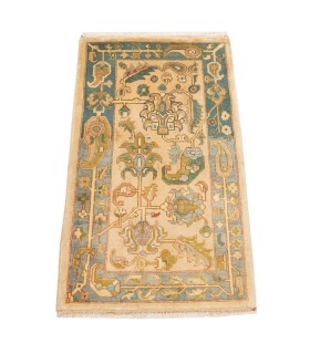 فرش دستباف قدیمی یک متری هریس کد 102499