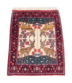 فرش دستباف قدیمی نیم متری بیجار کد 102500