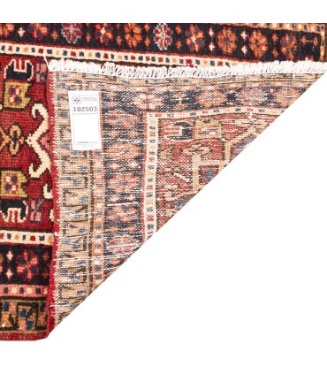 فرش دستباف قدیمی نیم متری قرجه کد 102503