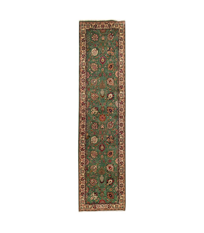 فرش دستباف قدیمی کناره طول سه و نیم متر تبریز کد 102526