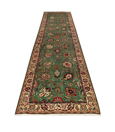 فرش دستباف قدیمی کناره طول سه و نیم متر تبریز کد 102526