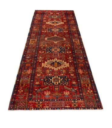فرش دستباف قدیمی کناره طول سه متر آذربایجان کد 102527