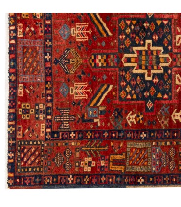 فرش دستباف قدیمی کناره طول سه متر آذربایجان کد 102527
