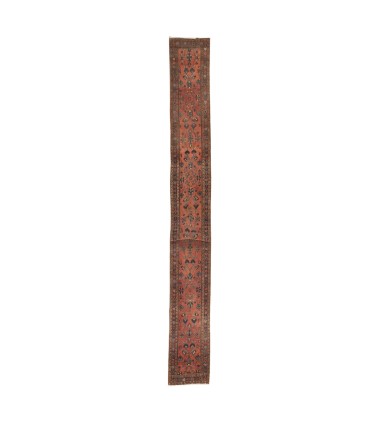 فرش دستباف قدیمی کناره طول شش متر ملایر کد 102528