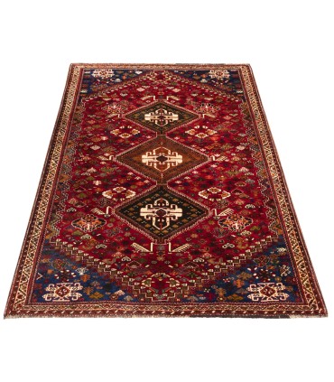 فرش دستباف قدیمی چهار و نیم متری شیراز کد 179742
