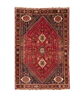 فرش دستباف قدیمی شش و نیم متری شیراز کد 179744