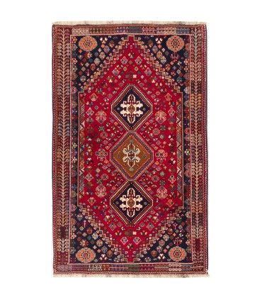 فرش دستباف قدیمی چهار و نیم متری شیراز کد 179745