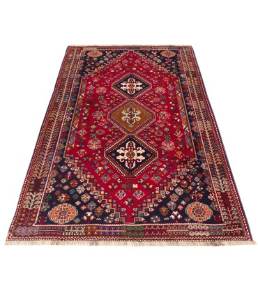 فرش دستباف قدیمی چهار و نیم متری شیراز کد 179745