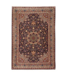فرش دستباف قدیمی پنج و نیم متری تبریز کد 179756