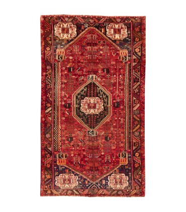 فرش دستباف قدیمی چهار متری شیراز کد 179759