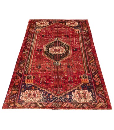 فرش دستباف قدیمی چهار متری شیراز کد 179759