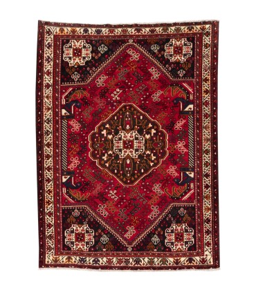 فرش دستباف قدیمی چهار و نیم متری شیراز کد 179760