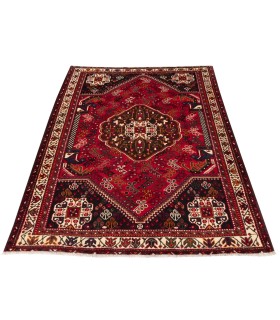 فرش دستباف قدیمی چهار و نیم متری شیراز کد 179760