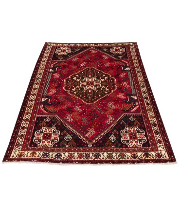 فرش دستباف قدیمی چهار و نیم متری شیراز کد 179760