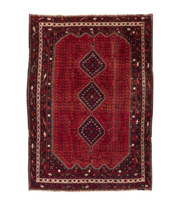 فرش دستباف قدیمی پنج و نیم متری شیراز کد 179762