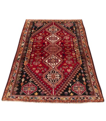 فرش دستباف قدیمی سه و نیم متری شیراز کد 179763