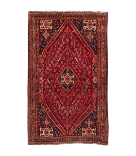 فرش دستباف قدیمی شش و نیم متری شیراز کد 179764