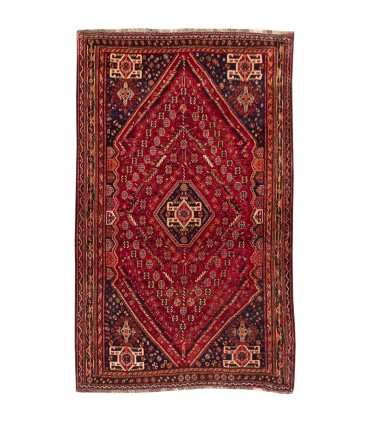 فرش دستباف قدیمی شش و نیم متری شیراز کد 179764