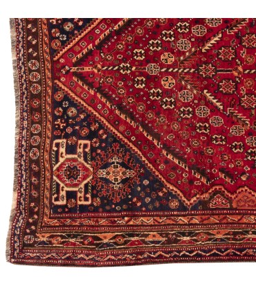 فرش دستباف قدیمی شش و نیم متری شیراز کد 179764