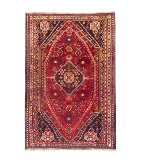 فرش دستباف قدیمی پنج و نیم متری شیراز کد 179768