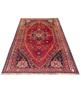 فرش دستباف قدیمی پنج و نیم متری شیراز کد 179768