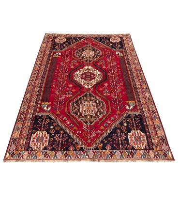 فرش دستباف قدیمی پنج و نیم متری شیراز کد 179769