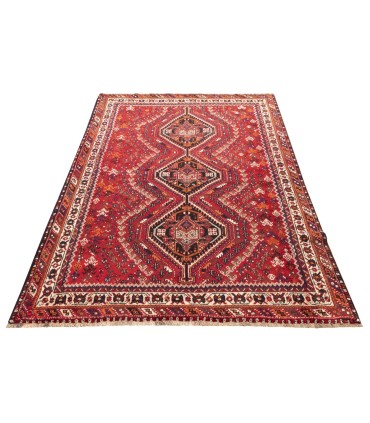 فرش دستباف قدیمی شش متری شیراز کد 179770