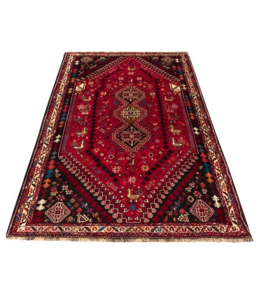 فرش دستباف قدیمی چهار و نیم متری شیراز کد 179773