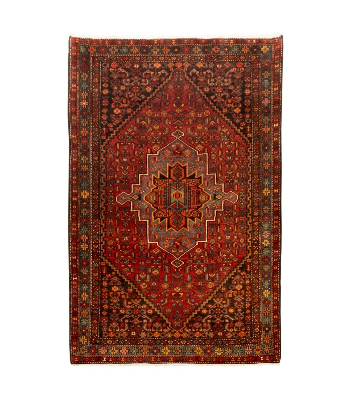 فرش دستباف قدیمی سه و نیم متری زنجان کد 708006