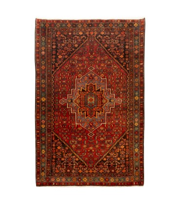 فرش دستباف قدیمی سه و نیم متری زنجان کد 708006