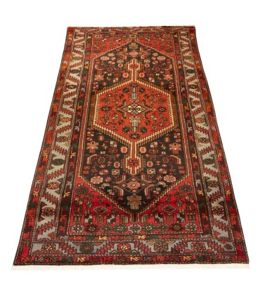 فرش دستباف قدیمی چهار متری هوپا کد 708009