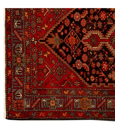 فرش دستباف قدیمی سه و نیم متری هوپا کد 708011