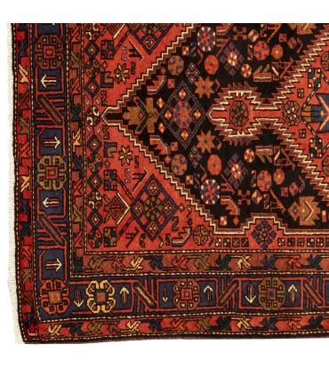 فرش دستباف قدیمی سه و نیم متری هوپا کد 708013
