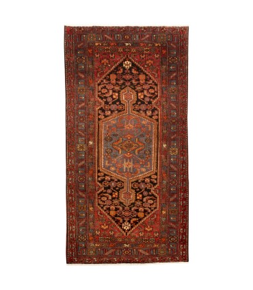 فرش دستباف قدیمی چهار متری هوپا کد 708017