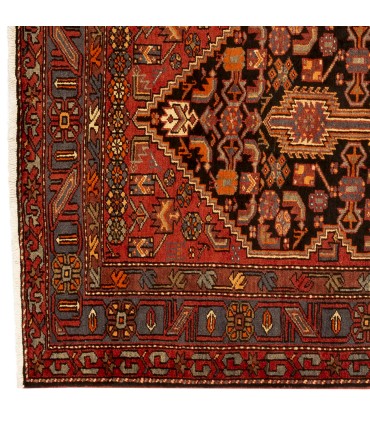 فرش دستباف قدیمی چهار متری هوپا کد 708017