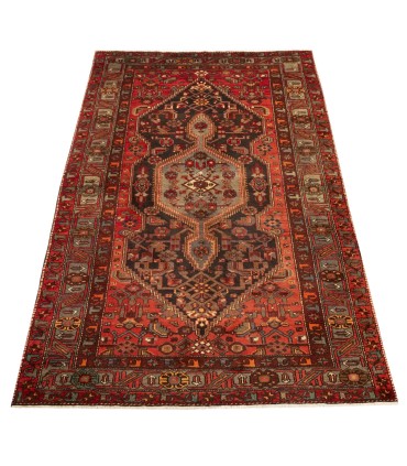 فرش دستباف قدیمی سه و نیم متری زنجان کد 708018