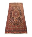 فرش دستباف قدیمی کناره طول دو متر زنجان کد 708071