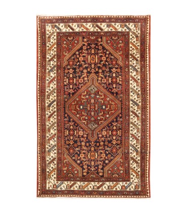 فرش دستباف قدیمی دو و نیم متری تاج آباد کد 708084