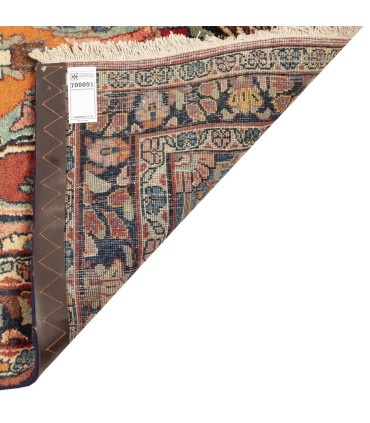 فرش دستباف قدیمی کناره طول دو و نیم متر ساروق کد 708091