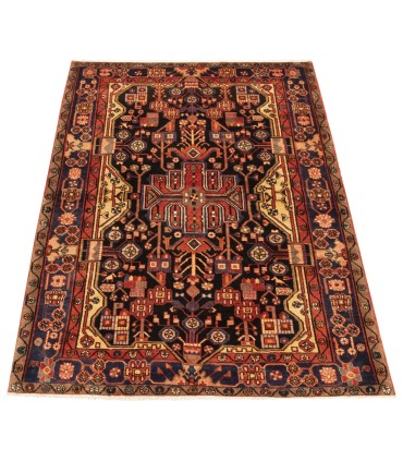 فرش دستباف قدیمی سه و نیم متری نهاوند کد 708107