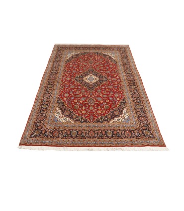 فرش دستباف قدیمی شش متری کاشان کد 708210