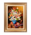 イランの手作り絵画絨毯 タブリーズ 番号 904171