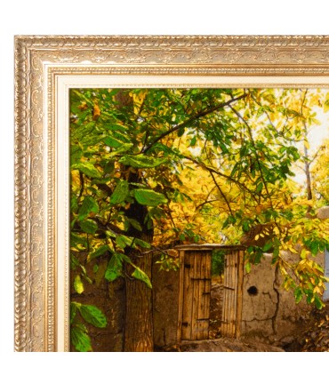 تابلو فرش دستباف کوچه باغ پاییزی تبریز کد 904179