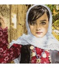 تابلو فرش دستباف تبریز دختر روستایی کد 901629