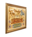 تابلو فرش دستباف و ان یکاد و سوره توحید و کوثر تبریز کد 904276