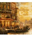 تابلو فرش دستباف منظره غروب ونیز تبریز کد 904297