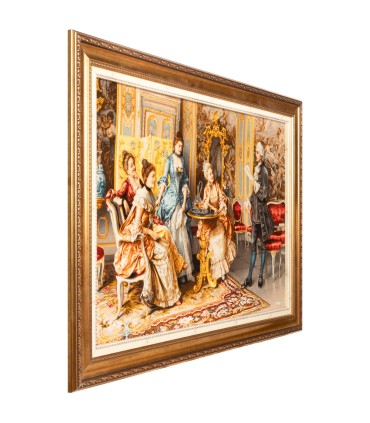 تابلو فرش دستباف شاعر جوان فرانسوی تبریز کد 904304