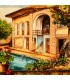 تابلو فرش دستباف خانه مادربزرگ تبریز کد 904306