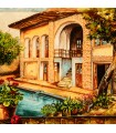 تابلو فرش دستباف خانه مادربزرگ تبریز کد 904306
